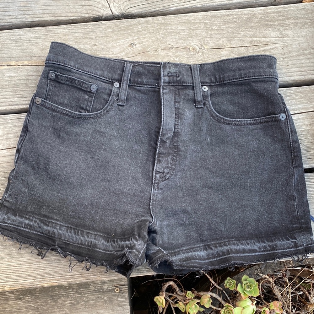Madewell stretch denim cutoffs